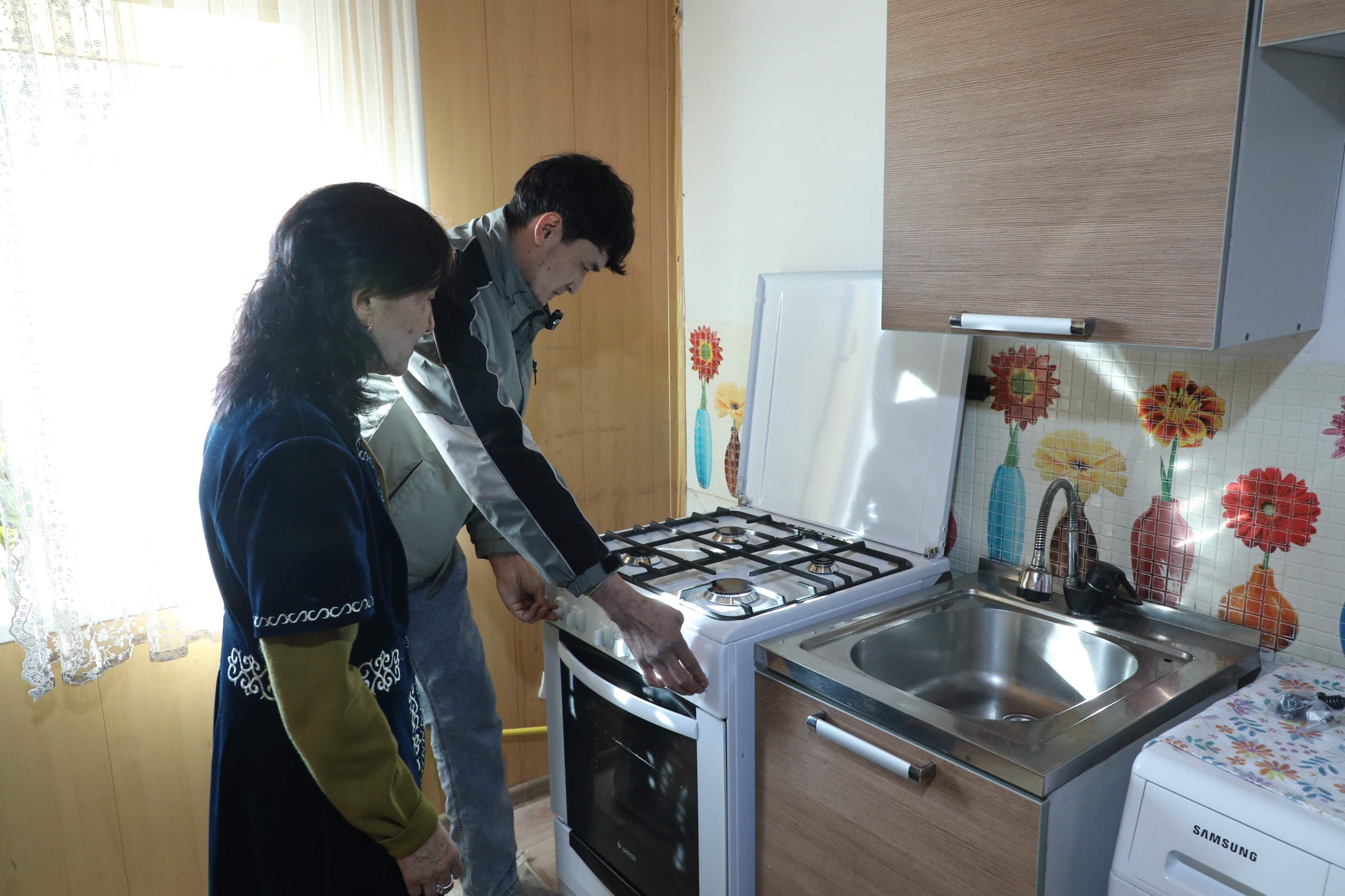 Одна деревня в Улытауской области полностью подключена к газу и обеспечена чистой питьевой водой