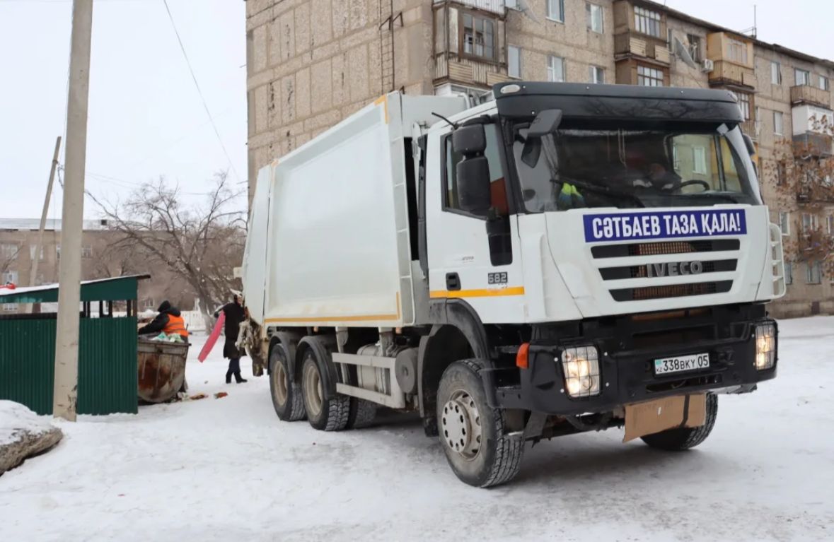 Сәтбаев қаласында тұрмыстық қалдықтарды шығару жұмыстары бақылауға алынды