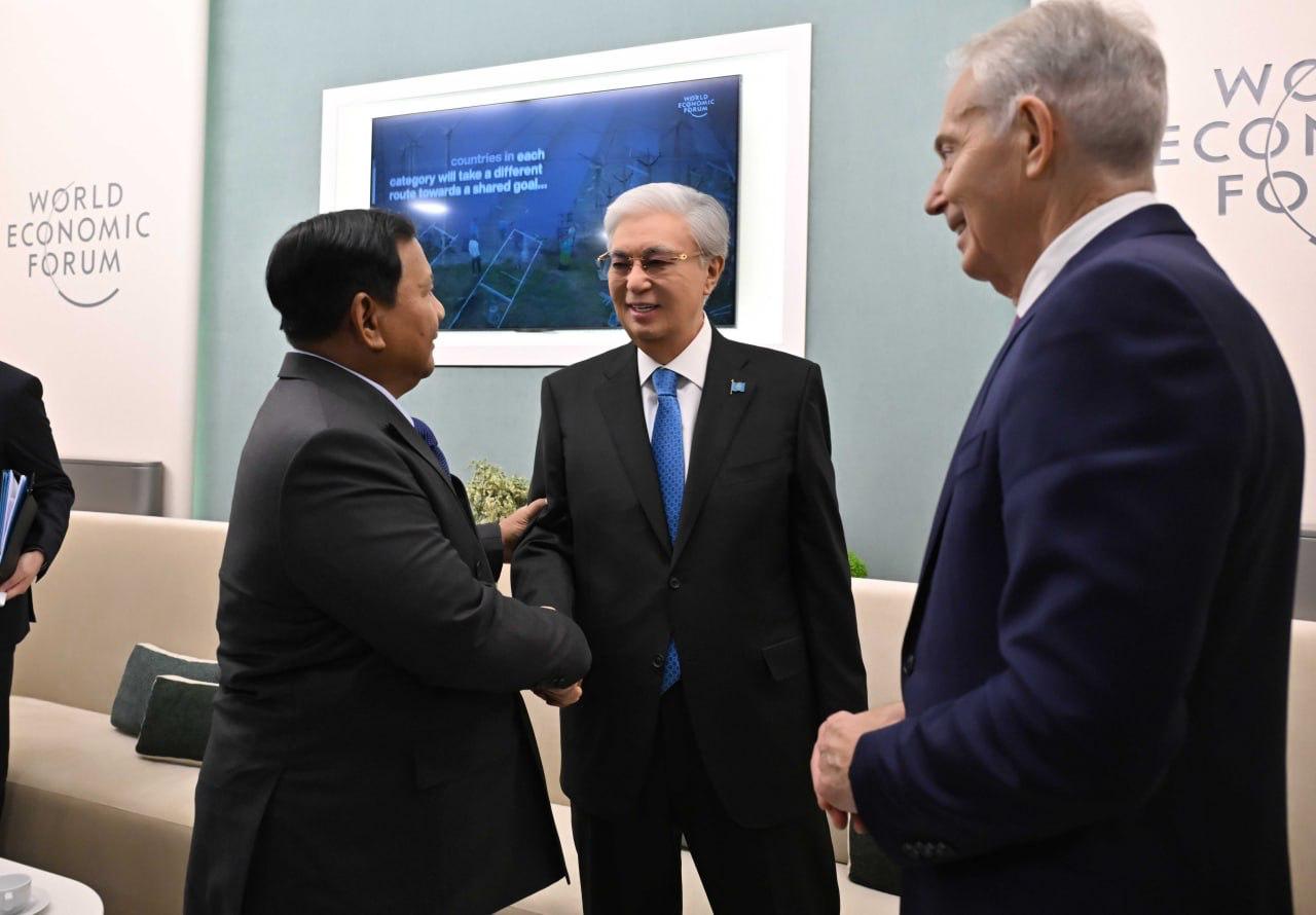 На Давосском форуме Токаев и Трамп обсудили сотрудничество