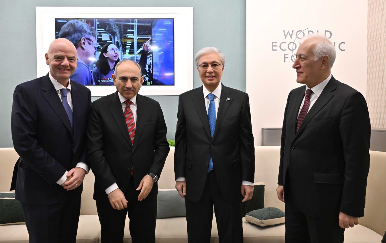 Мемлекет басшысы Давоста бірқатар жоғары деңгейдегі кездесулер өткізді