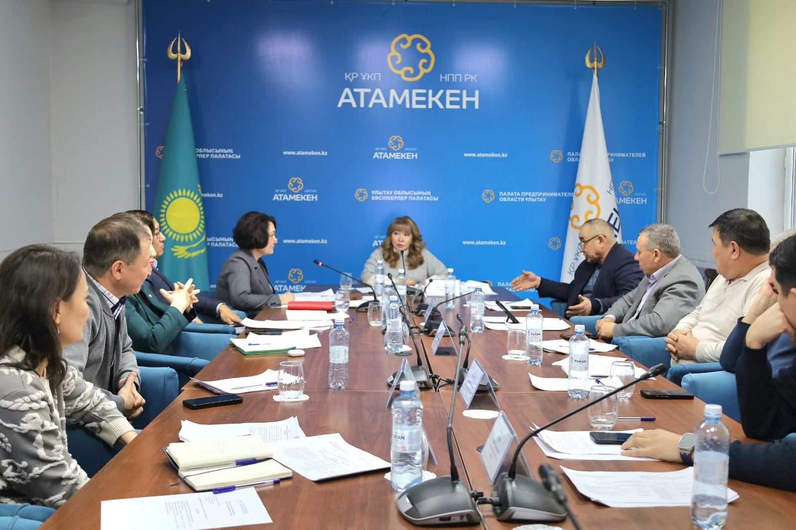 Ұлытау облысында Кәсіпкерлер палатасының Өңірлік кеңесі 2025 жылғы жұмыс қорытындысын шығарды