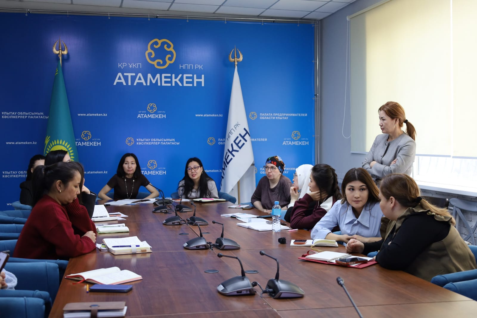 В Палата предпринимателей области Ұлытау продолжается обучение по социальному предпринимательству
