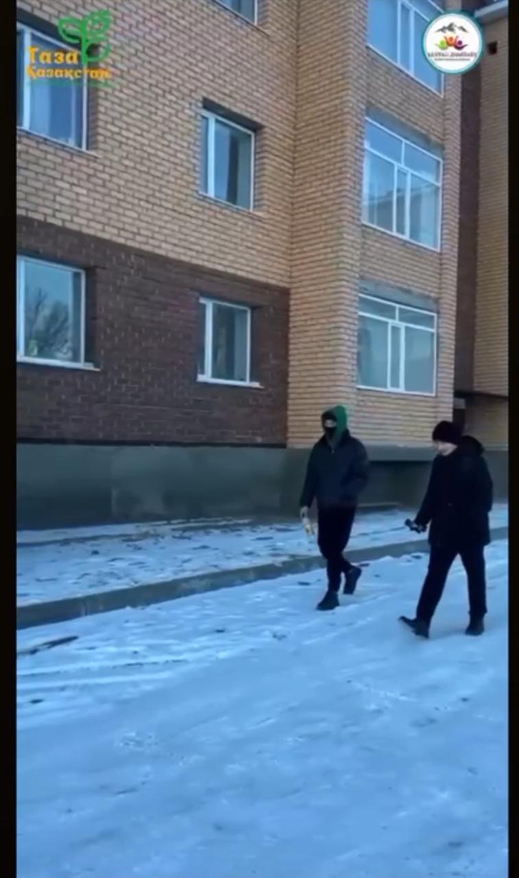 Ұлытау ауданы оқушыларының даладағы тазалық жұмыстары