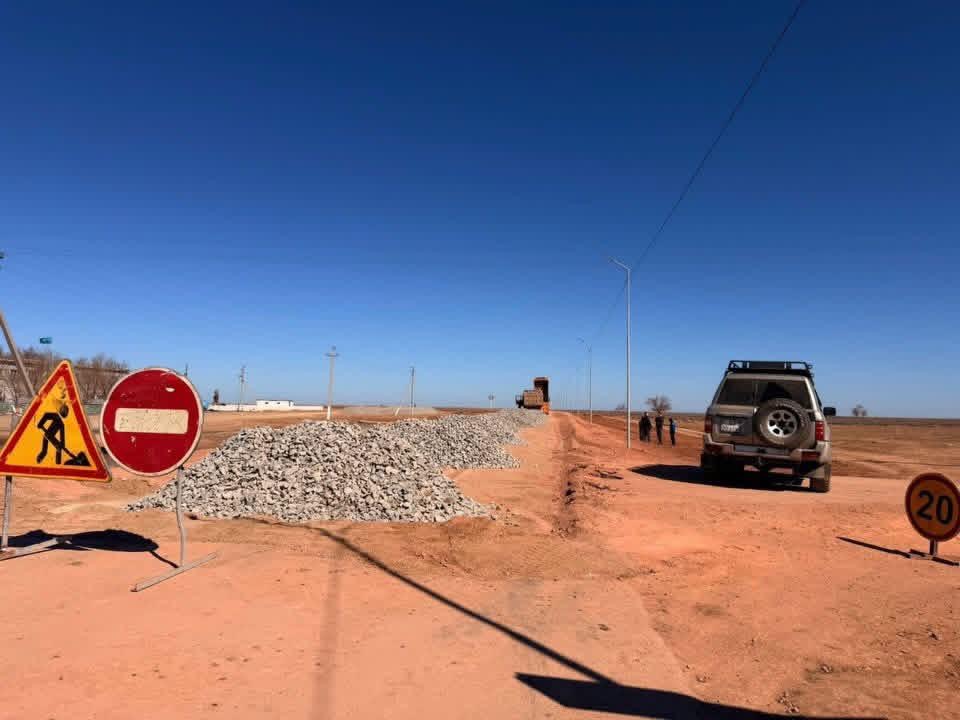 Борсеңгір–Теректі жолы жаңартылуда