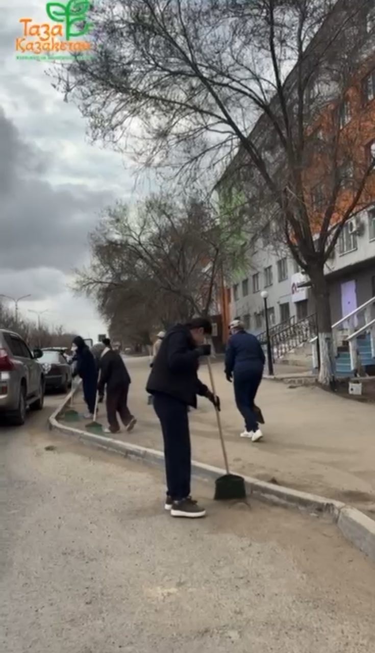 Жезқазғанда «Таза Қазақстан» акциясы жүргізілуде