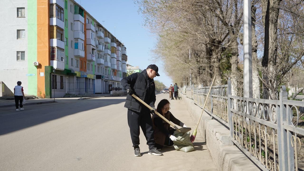 Ұлытауда «Таза Қазақстан» экологиялық акциясы аясында жалпыоблыстық сенбілік өтті