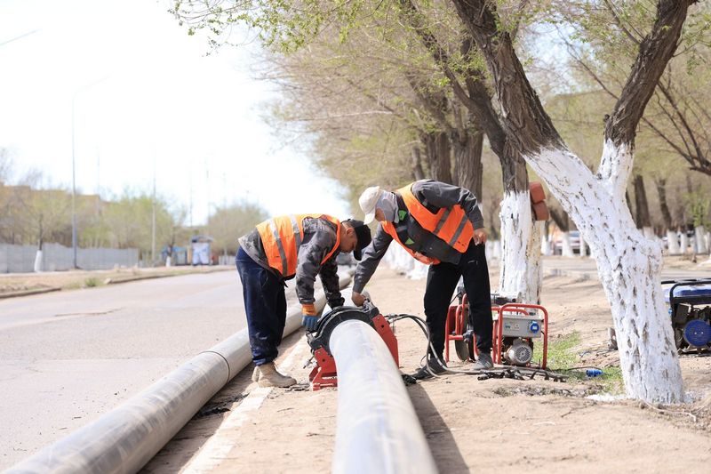 Қалада жолдарды жаңарту жұмыстары басталды