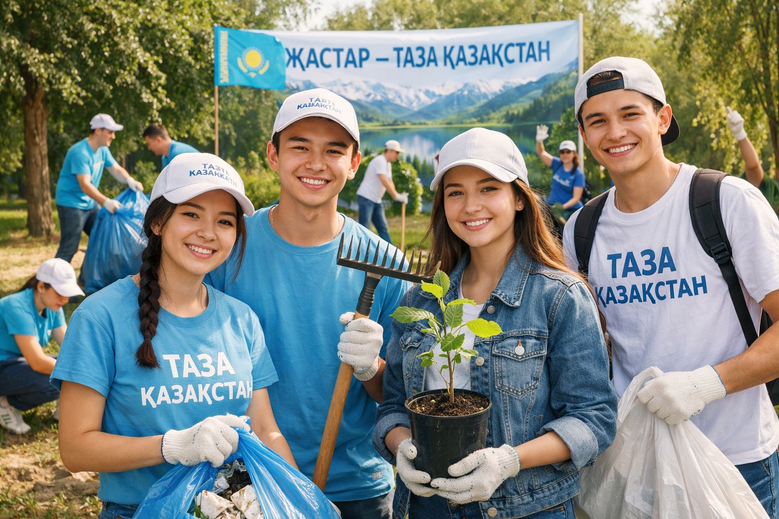 «Таза Қазақстан» акциясы аясындағы тазалық жұмыстары жалғасуда