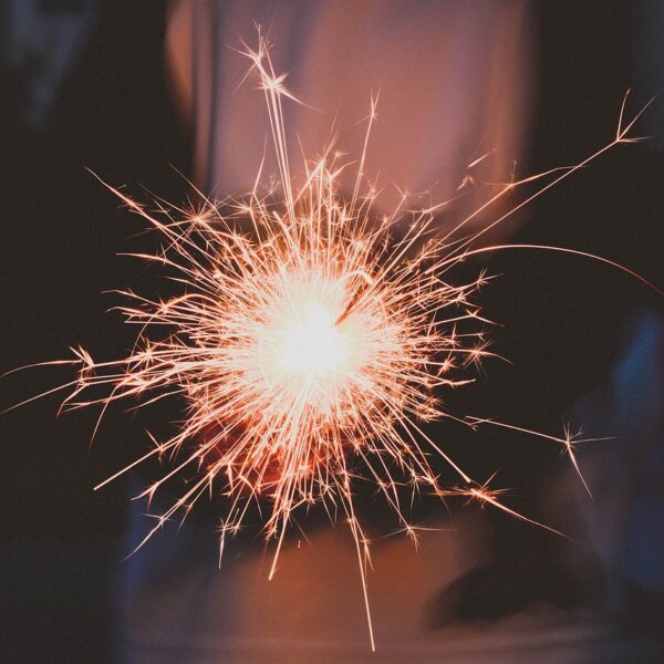 sparkler, sparks, fireworks