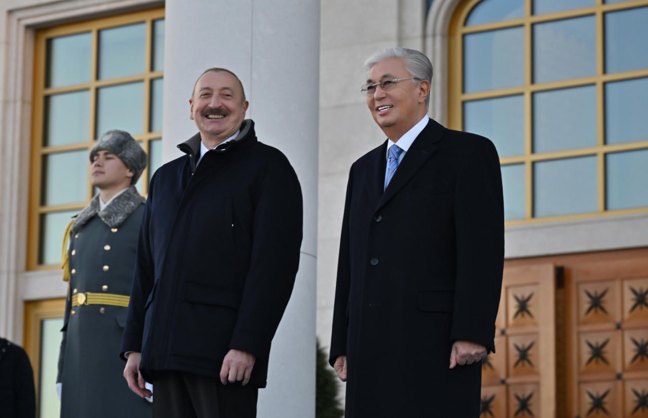 🇰🇿🇦🇿Әзербайжан Президенті Ильхам Әлиев Қазақстанға мемлекеттік сапармен келді