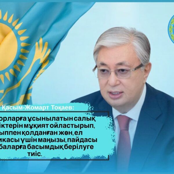 Президент: Инвесторларға ұсынылатын салықтық жеңілдіктер ел экономикасына нақты пайда әкелуі тиіс