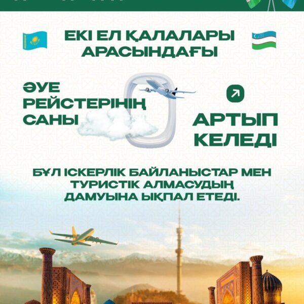Қазақстан мен Өзбекстан көлік-логистикалық байланыстарды күшейтуде