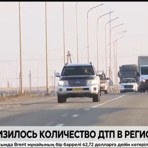 Ұлытауда жол-көлік оқиғаларының саны екі есе азайды